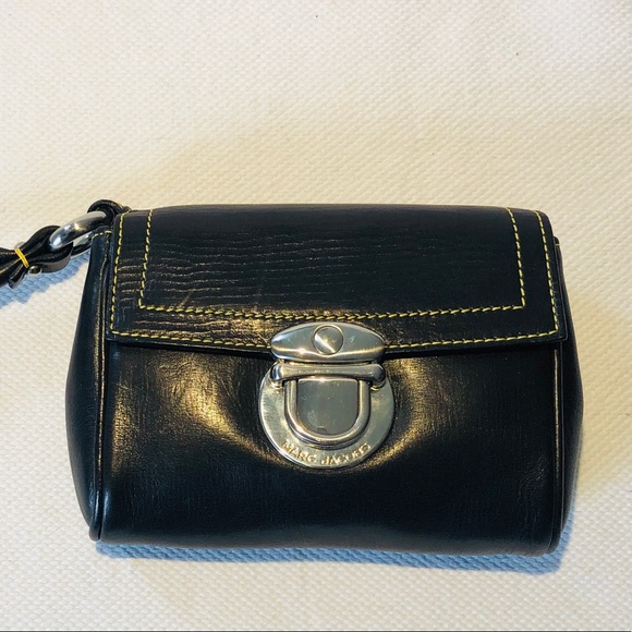 MARC JACOBS black leather clutch. - Picture 6 of 6